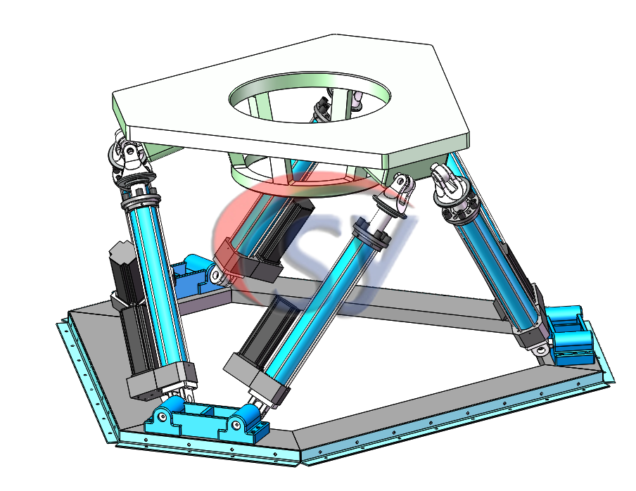 伺服電動缸在六自由度運(yùn)動平臺中的應(yīng)用